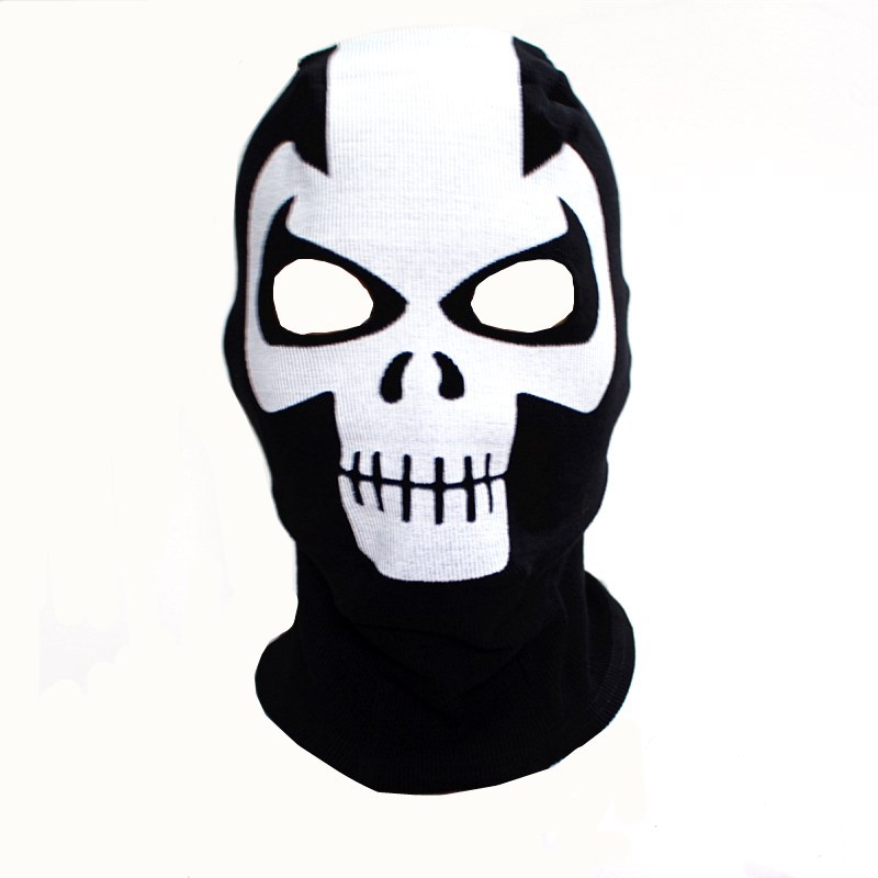 Picture of Deadpool white red hot sale ebay AliExpress Call of Duty Amazon death pure cotton mask