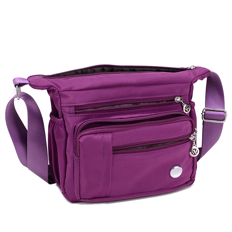 Picture of A generation of light casual large capacity nylon cloth bag women's trend Joker shoulder bag outdoor travel messenger bag