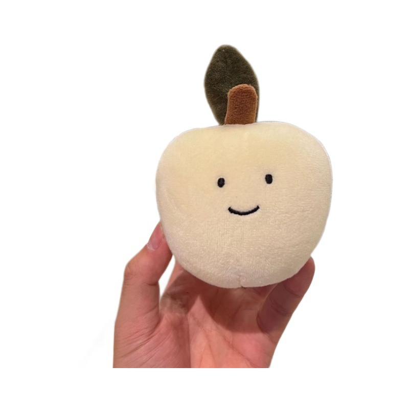 Picture of British Jellycat Delicious Fun Green Apple Plush Toy Doll Bag Pendant Keychain Grab Doll