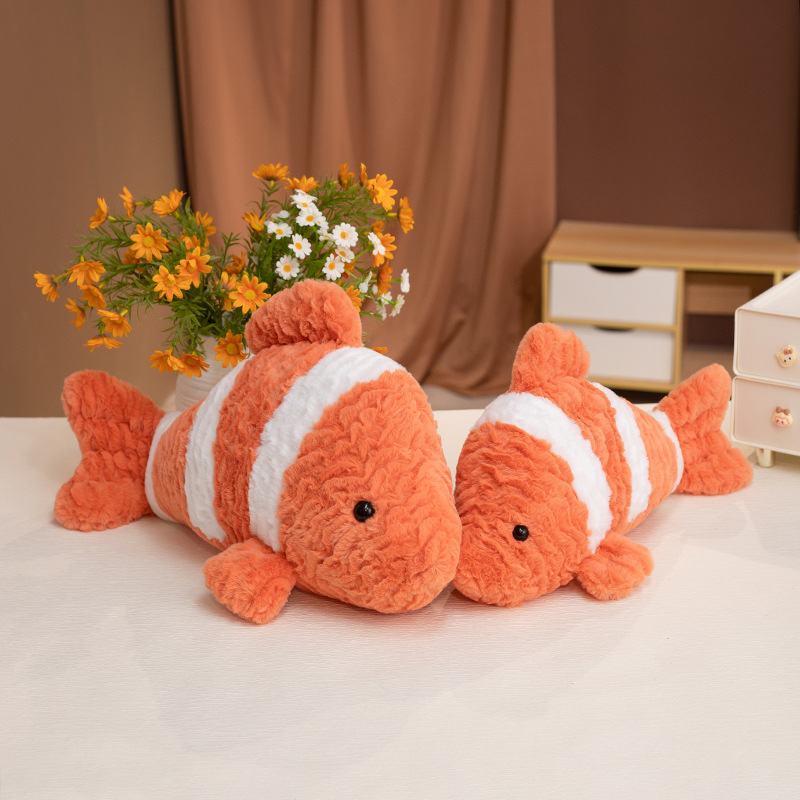 Picture of Creative Marine Animal Dolls for Kidsren, Plush Dolls, Cute Clown Fish, Sharks, Dolphins, Octopus, Turtles, Gifts for Women