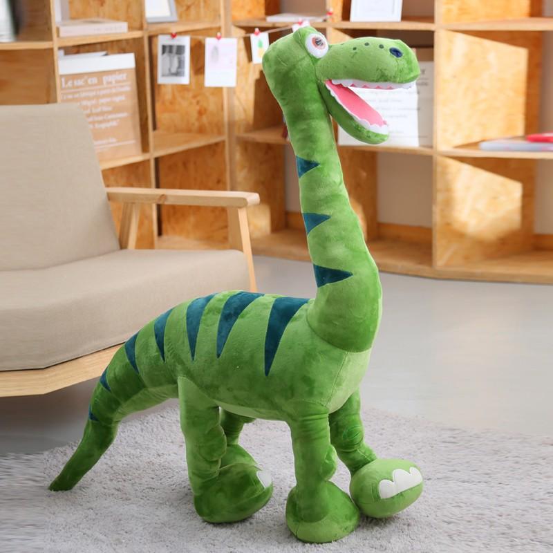 Picture of Dinosaur plush toy large doll sleeping pillow cute Ragdoll Boys Girls green Tyrannosaurus doll