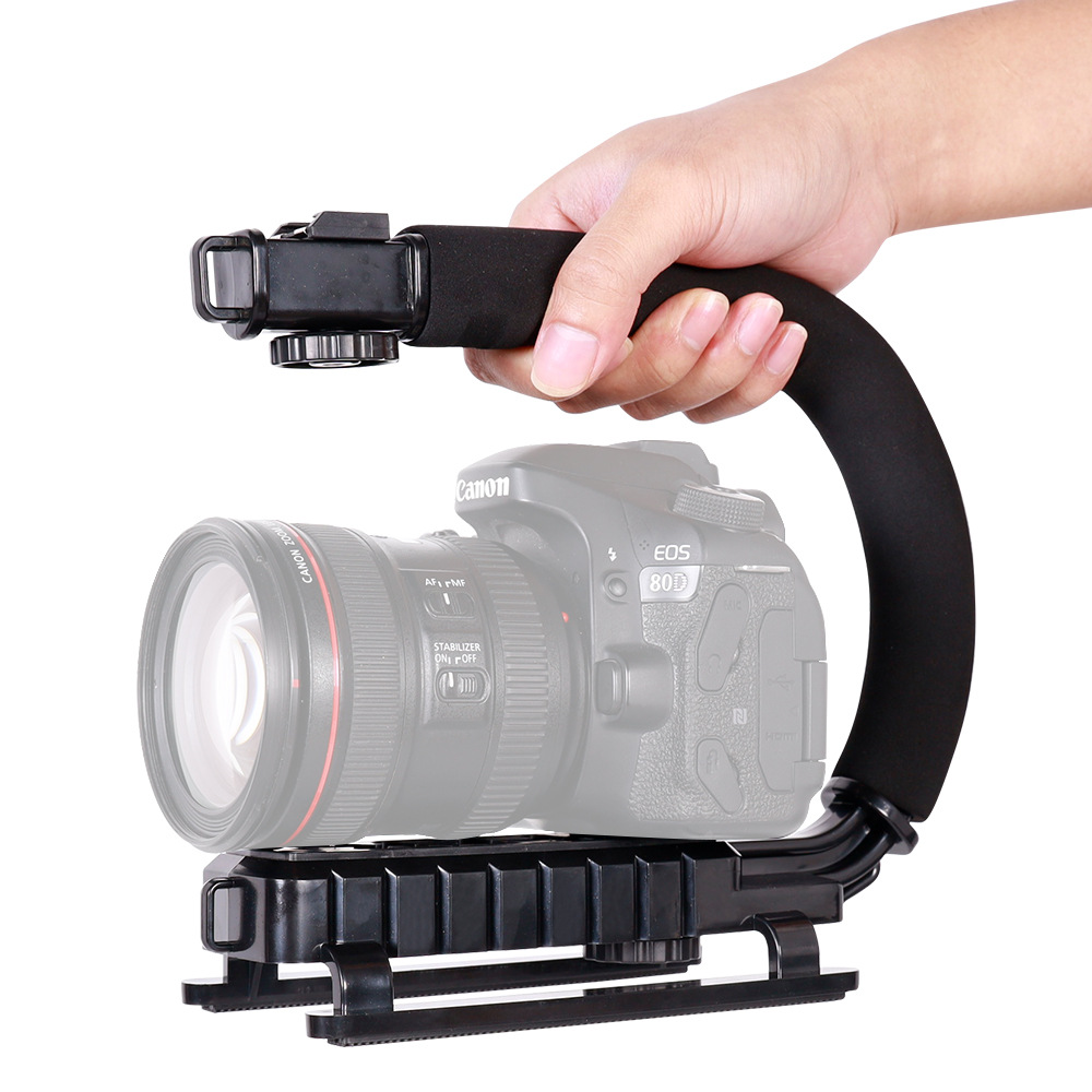 Picture of Sports camera U-shaped stabilizer DV portable C- shaped frame portable camera holder handheld SLR stabilizer