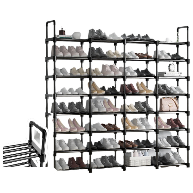 Haile Simple Shoe Rack Cloth Shoe Rack Non-woven Shoe Cabinet Storage Cabinet Hall Simple Multi-layer Dustproof Shoe Rack PVC