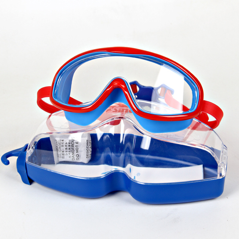 Picture of Bacteria protective goggles large frame eye protection anti-indentation diving goggles snorkeling indoor outdoor HD children's swimming goggles wholesale