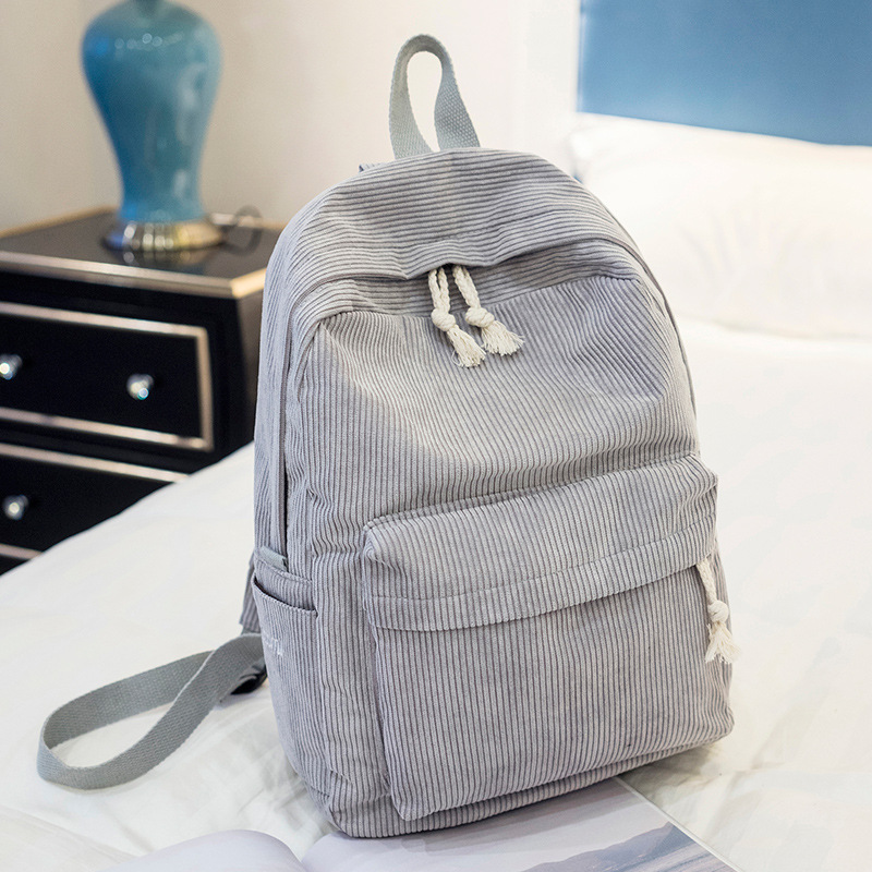 Schoolbag Women's Korean-style Harajuku ulzzang All-match High School Students Personalized Velvet College Style Backpack Women's Backpack