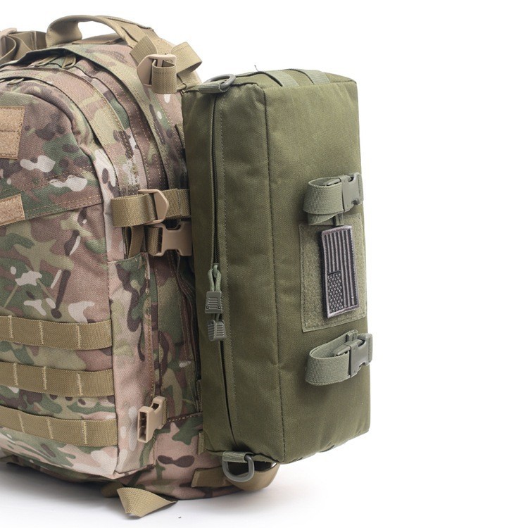 Picture of Outdoor Waterproof Tactical Accessories Large Miscellaneous Cosmetics Bag Molle Accessory Bag Outdoor Sports Storage Waist Bag