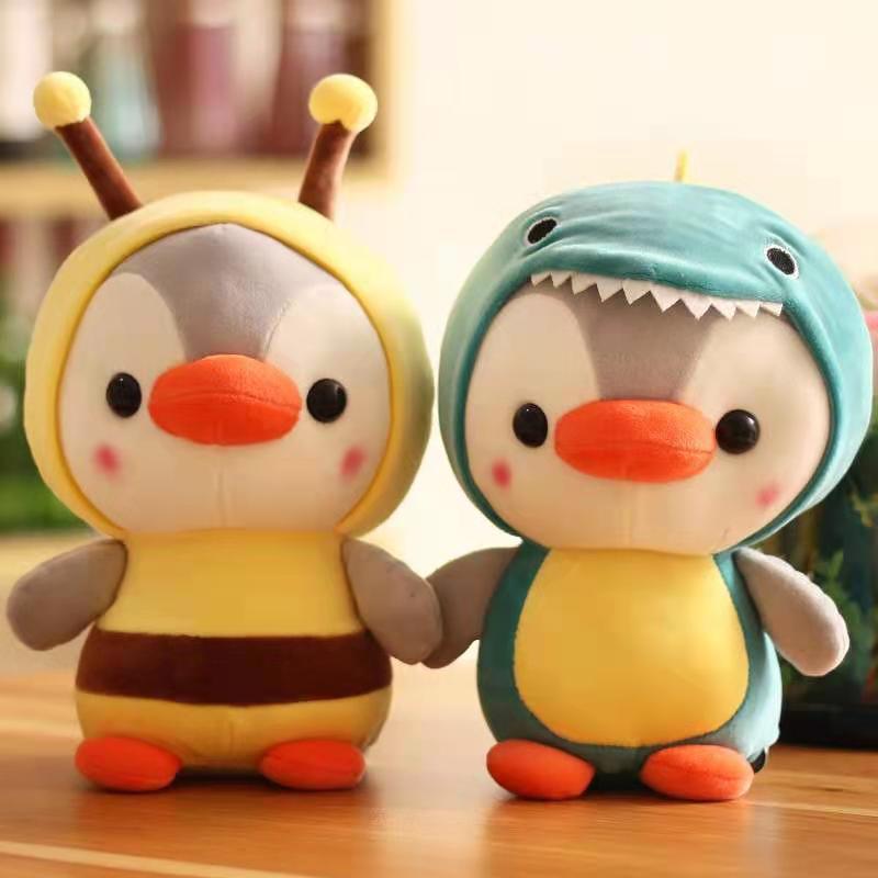 Picture of Transformation Penguin Plush Toy Dinosaur Frog Unicorn Doll Wedding Toss Doll Grab Machine Doll Factory