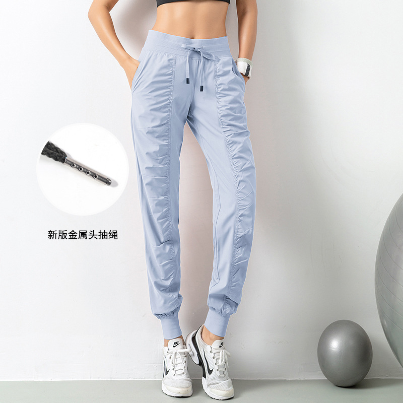 Picture of High-Waisted Loose Quick-Dry Sports Pants for Women, High-Elastic Long Pants, Casual Jogger Sweatpants, Yoga Pants, Breathable Fitness Running