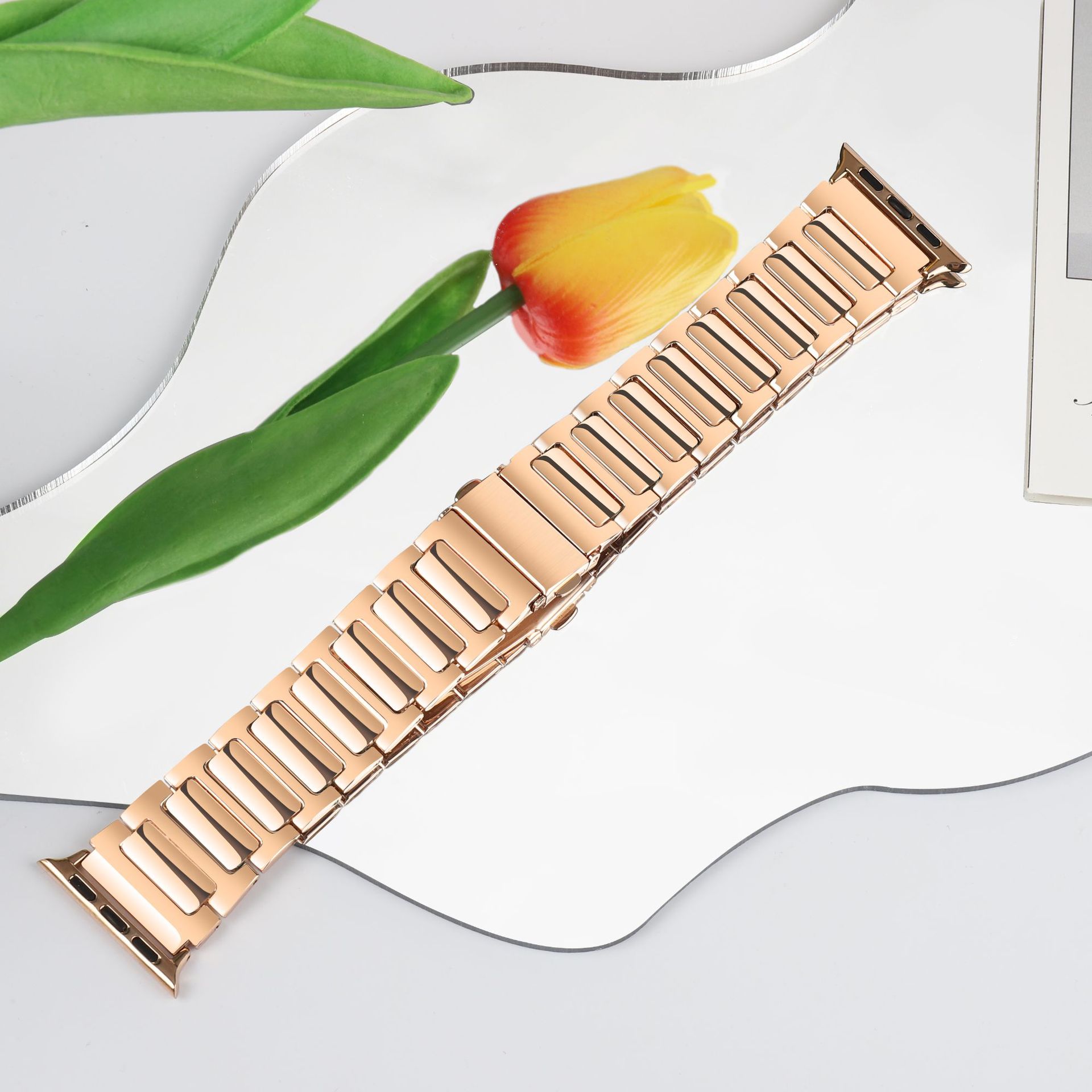 Picture of For Apple Watch Strap Tooling Metal Apple iwatch1-10 Generation Ultra2 Folding Buckle Strap