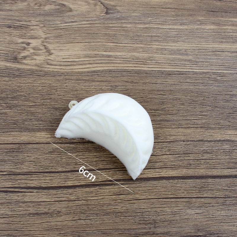 Picture of PU slow rebound simulation steamed buns dumplings flower roll model fake food food decompression pinch music toys