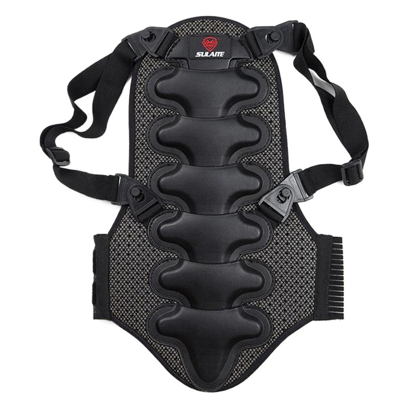 Sulaite Ski Protective Gear, Outdoor Sports Spine Protection, Extreme Sports Riding, Anti-Fall, Thickeneded Back Protection