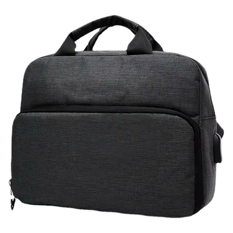 New SLR Camera Bag Men's Shoulder Photo Bag Multifunctional USB Waterproof Rain Cover Wear-resistant Crossbody Shoulder Bag