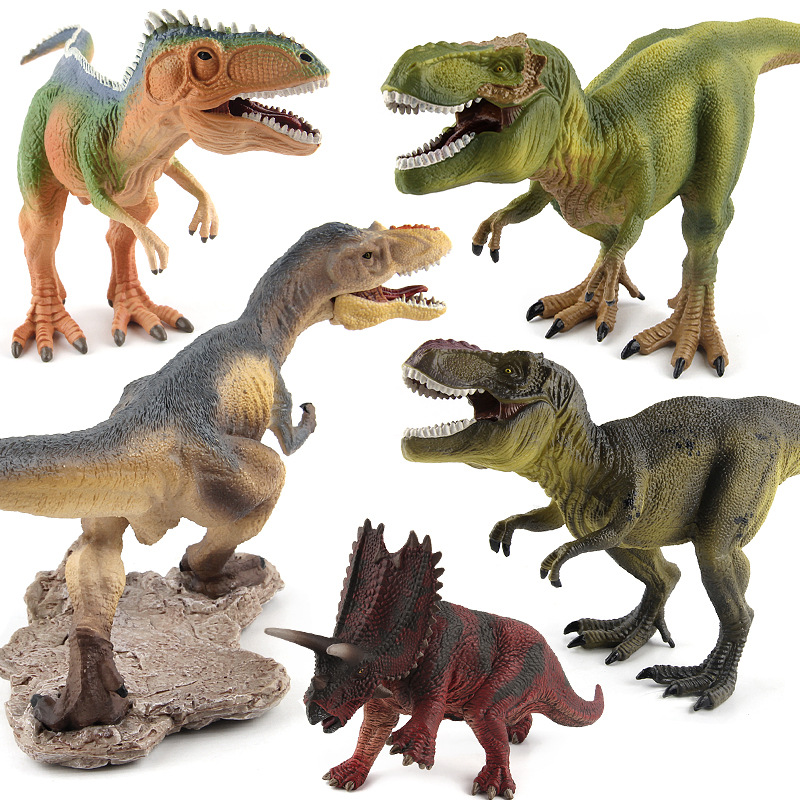 Cross-border Hot Sale Children Jurassic Dinosaur Model Toy Rex Storm King Dragon Feather King Dragon Pentagonal Ornament