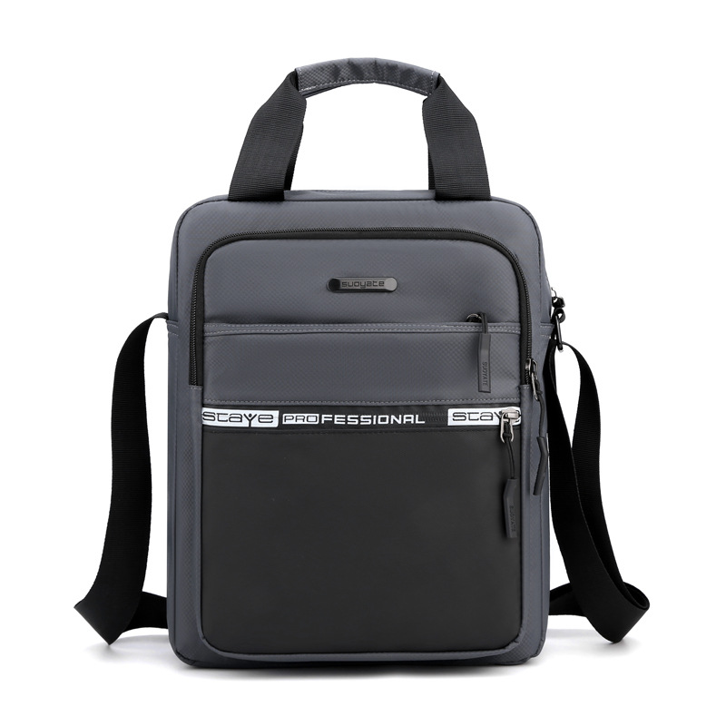 Picture of Large Capacity Men's Handbag Lightweight Outdoor Commuter Crossbody Bag Fashionable Water-Resistant Nylon Cloth Bag Shoulder Backpack