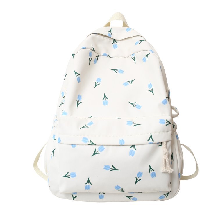 Picture of Schoolbag female Mori girl fresh tulip all-match backpack junior high school college style College student computer backpack