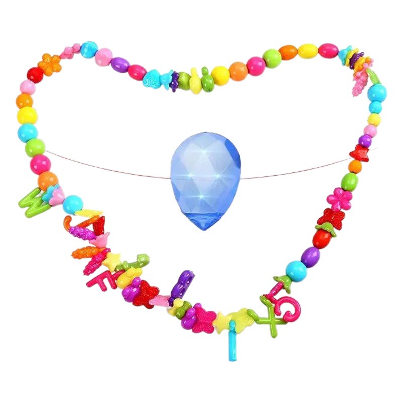 Factory Direct Sales Kidsren's Handmade Beaded Educational Toys Girls Wear Bead Braided Bracelet DIY Material Package Wholesale