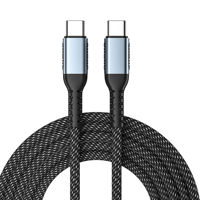 Picture of 100W Braided Data Cable Suitable for Apple 15 Fast Charging Data Cable Type-C Charging Cable Huawei Fast Charging Data Cable