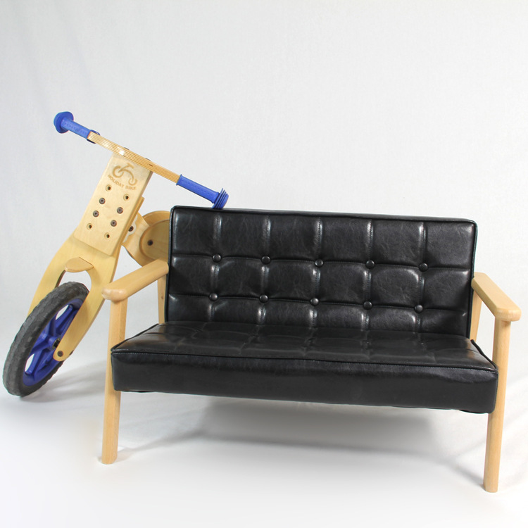 Picture of Children's Room Wooden Infant Garden Cute Reading Corner Photography Small Sofa Baby Stool Training Course Seat Mini