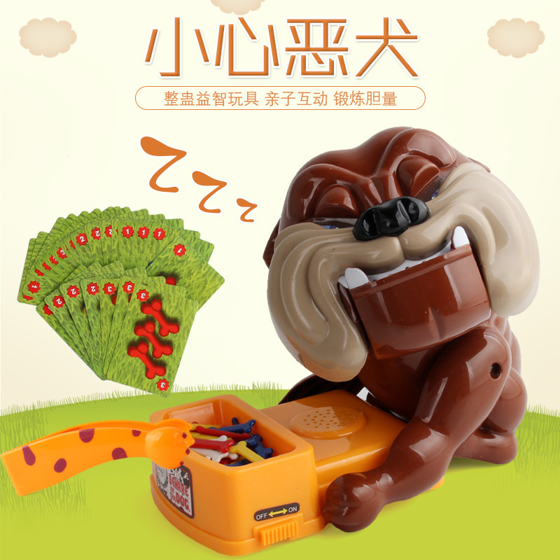 Picture of Beware of Vicious Dogs, Stealing Bones, Vicious Dogs, Finger Biting Tabletop Games, Parent-Child Interactive Pranks, Funny Party Toys in Stock