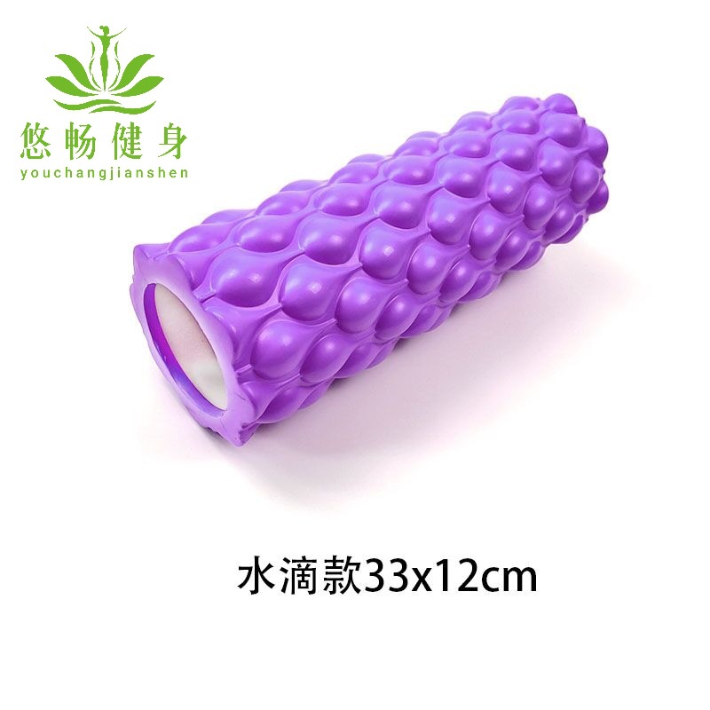 Picture of Eva Hollow Yoga Column 33cm Stereo Dot Mace Muscle Fitness Massage Stick 3D High Hardness Foam Shaft