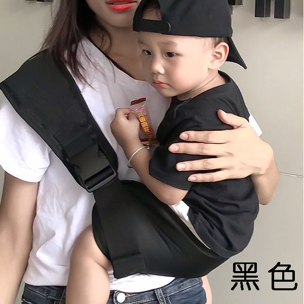 Picture of Newborn Portable Strap Baby Horizontal Front Hug Baby Waist Stool for Going Out Simple Single Shoulder Lightweight Towel Hug Baby Artifact