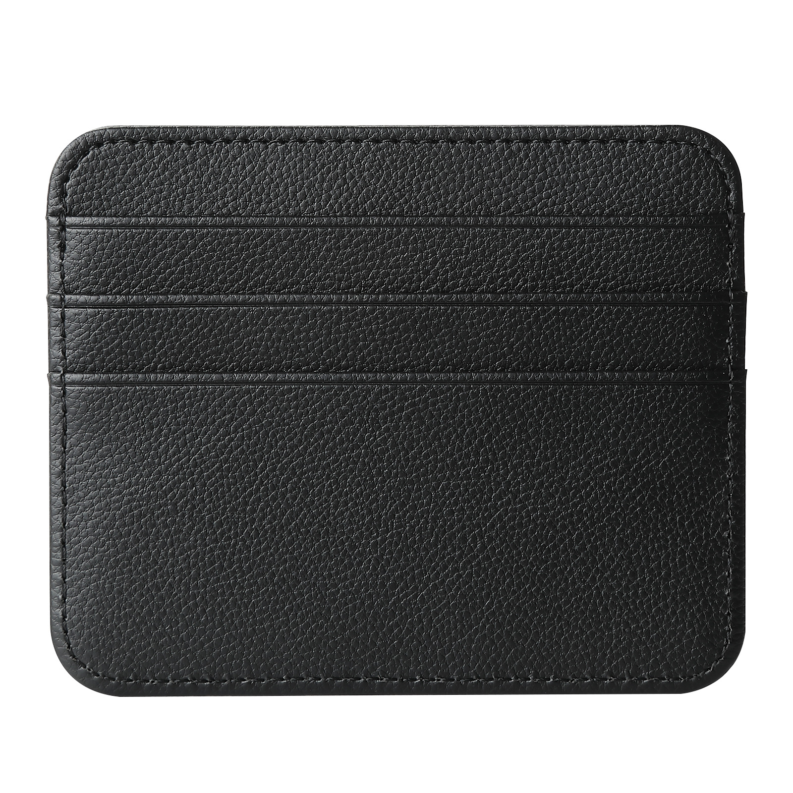 Picture of Factory Direct Supply Ultra-Thin Double-Sided Card Large Capacity Card Slot Small Card Holder Multi-Card Slot Leather Pu Card Holder Card Holder Wholesale