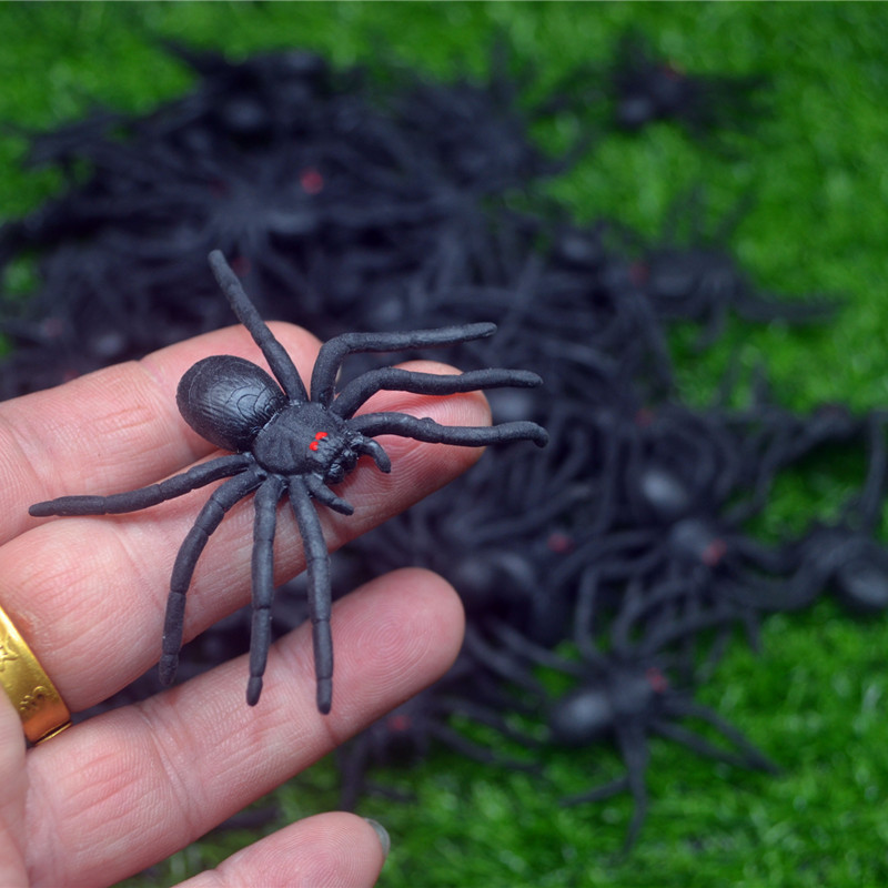 Picture of Large Artificial Prank Soft Rubber Spider Toy Cognitive Kidsren's Insect Scary Poisonous Spider