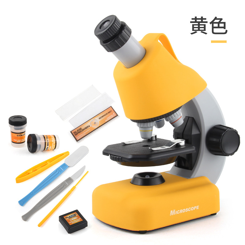 Picture of New Children's Microscope Telescope Toy Science Experiment Set Toy Primary School Student Microscope Toy