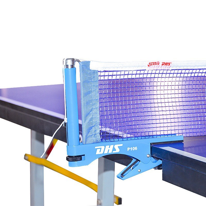 Picture of DHS red double happiness table tennis net rack P106 table tennis table clamp-type net rack with net adjustable height