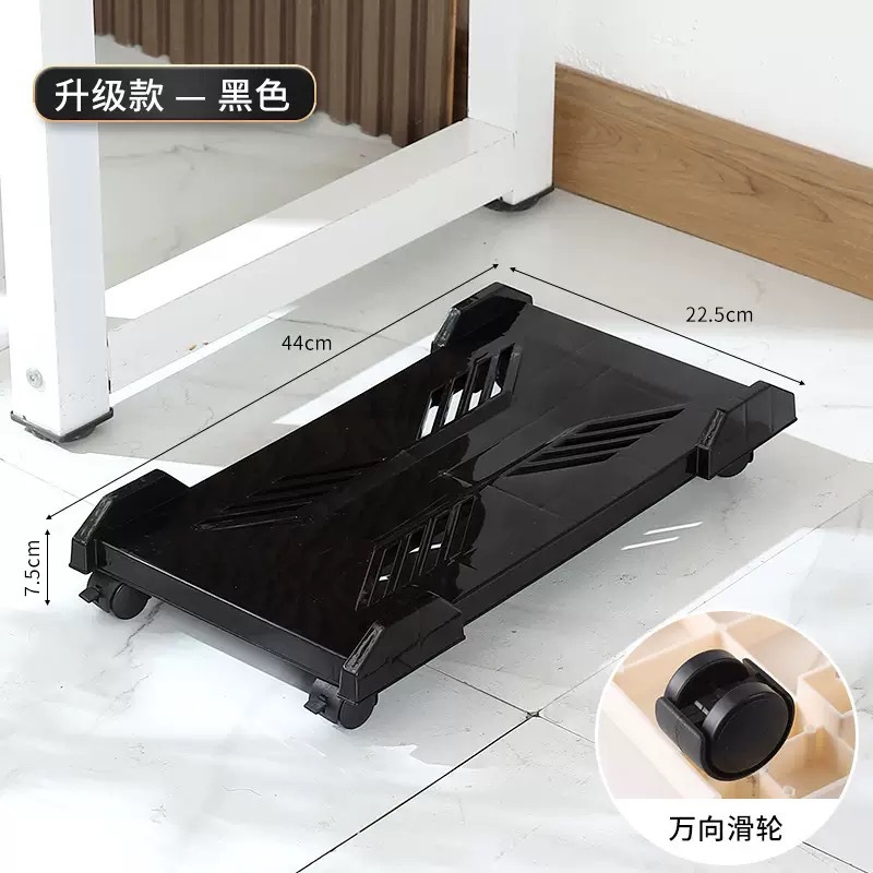 Picture of Desktop Computer Host Chassis Bracket Movable Roller Chassis Bracket Base Tray Home Office Bracket