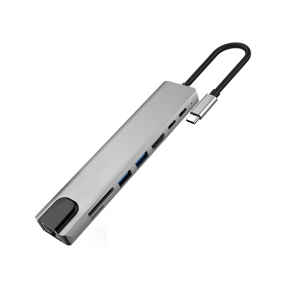 Picture of Type c eight-in-one expansion dock USB-C to HDMI4k30hz USB3.0PD card reader multi-function converter