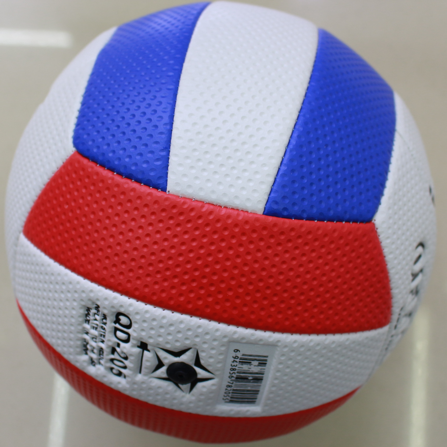 Picture of No.5 golf face red, blue and white senior high school entrance examination standard competition soft volleyball can come to sample logo can be sent on behalf