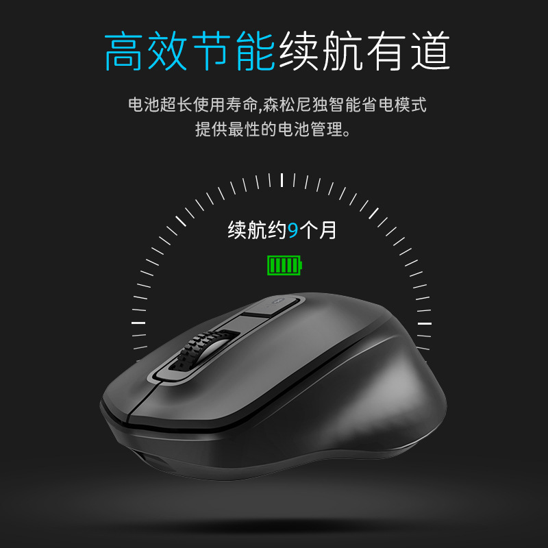 Picture of Sensoni R4 Bluetooth Wireless 2.4g Dual Mode Mouse Laptop Tablet Universal Wireless Silent Mouse