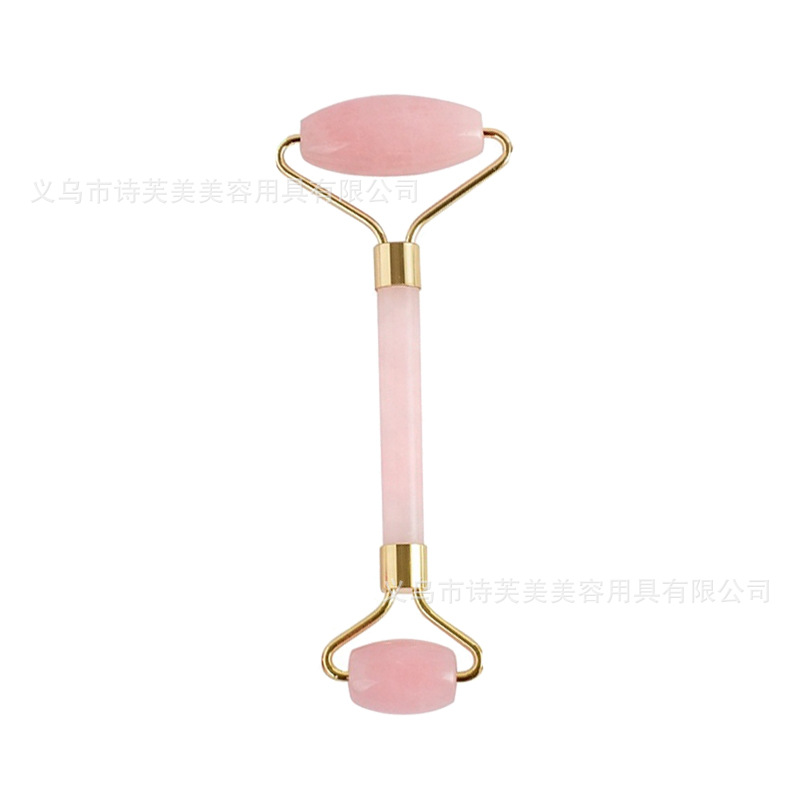 Picture of Custom wholesale jade roller face massage roll Xiuyu jade massage instrument powder crystal jade roller set