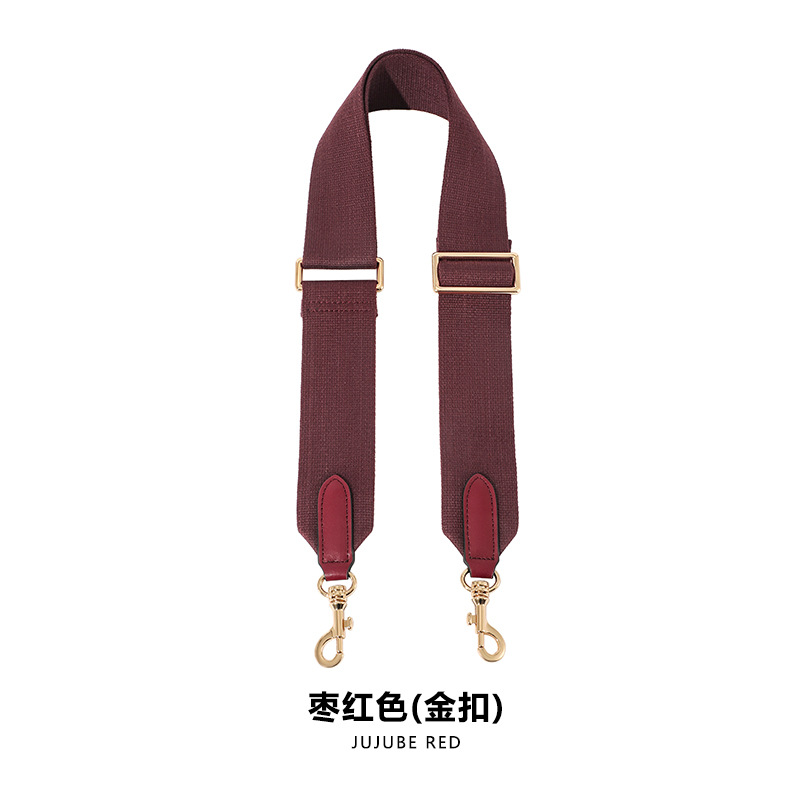 Picture of Mahuangshi MHS-F-11 Adjustable 5cm Canvas Webbing Wide Shoulder Strap Women's Bag Replacement Bucket Strap Accessories Crossbody