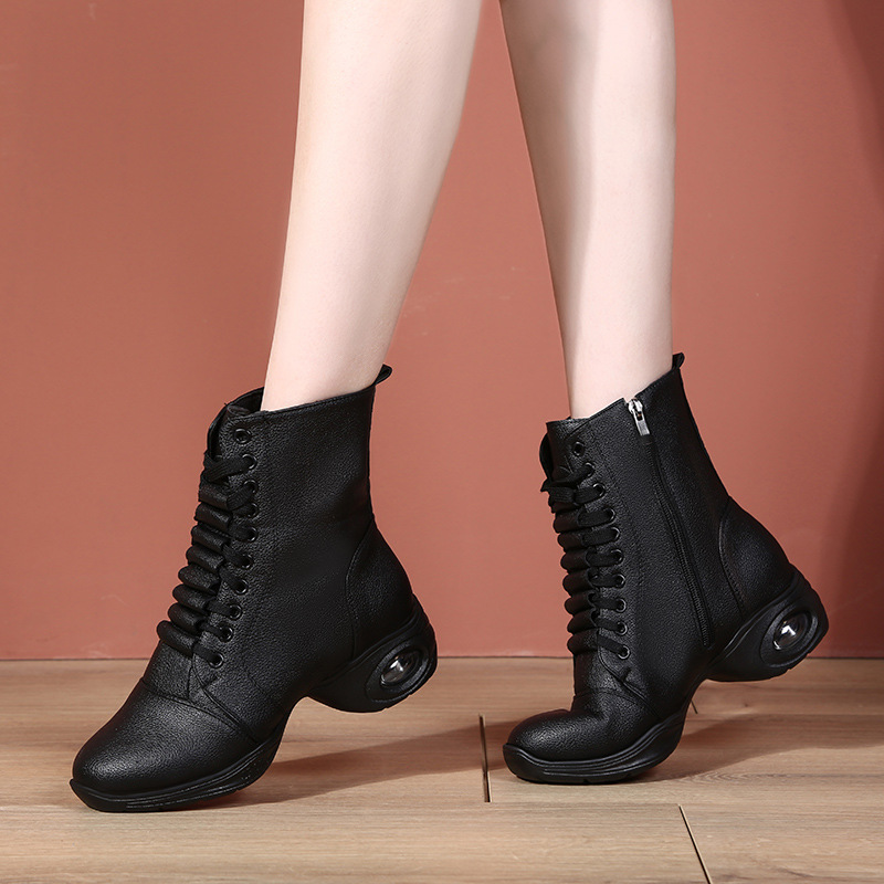 Picture of Cross-border Autumn and Winter New Sailor Dance Shoes Women's Square Dance Shoes Soft Sole Breathable Cotton Shoes Short Dance Shoes and Boots Sneakers
