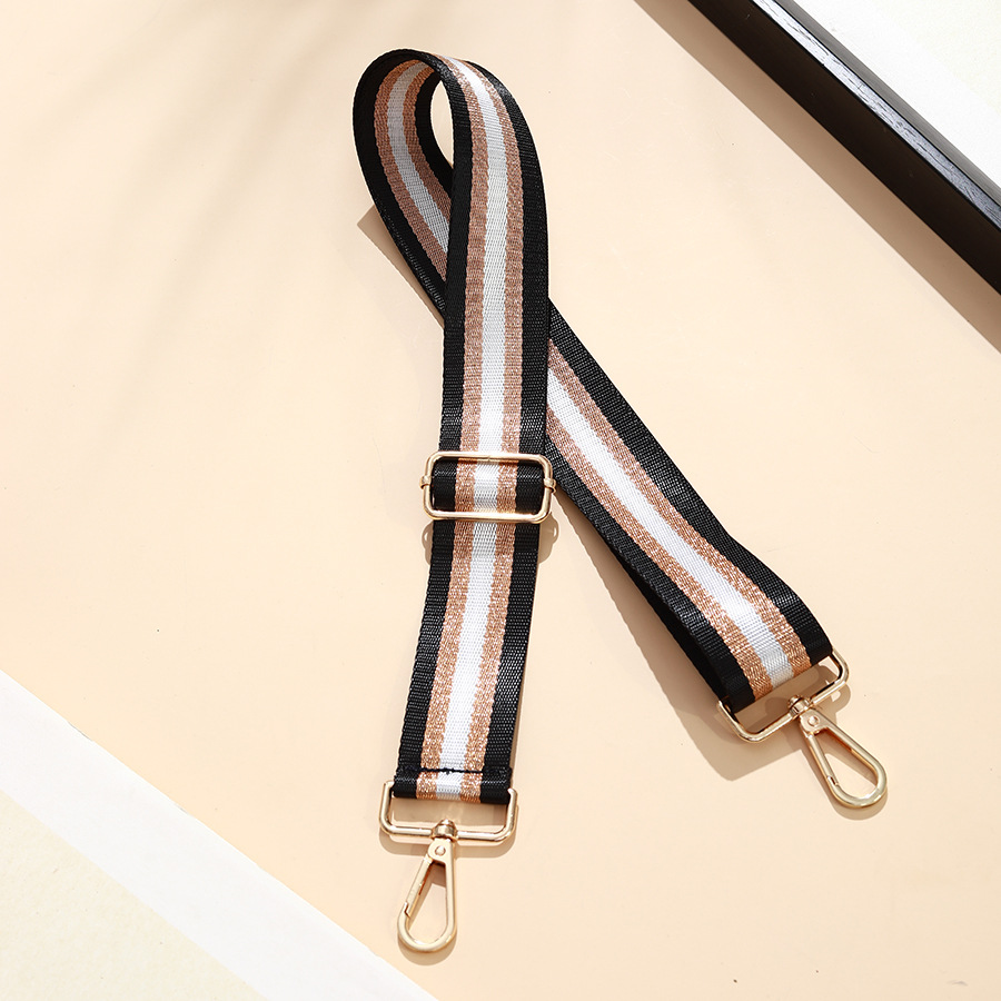 Picture of Bag shoulder strap crossbody bag with adjustable widened shoulder strap gold silk Women's bag with 3.8cm width