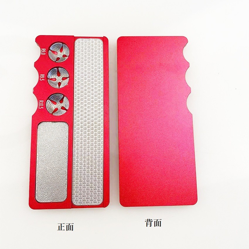 Picture of Nine-ball pool cue club head leather head repair grinding semi-circular flat hand file [thickness washboard]]