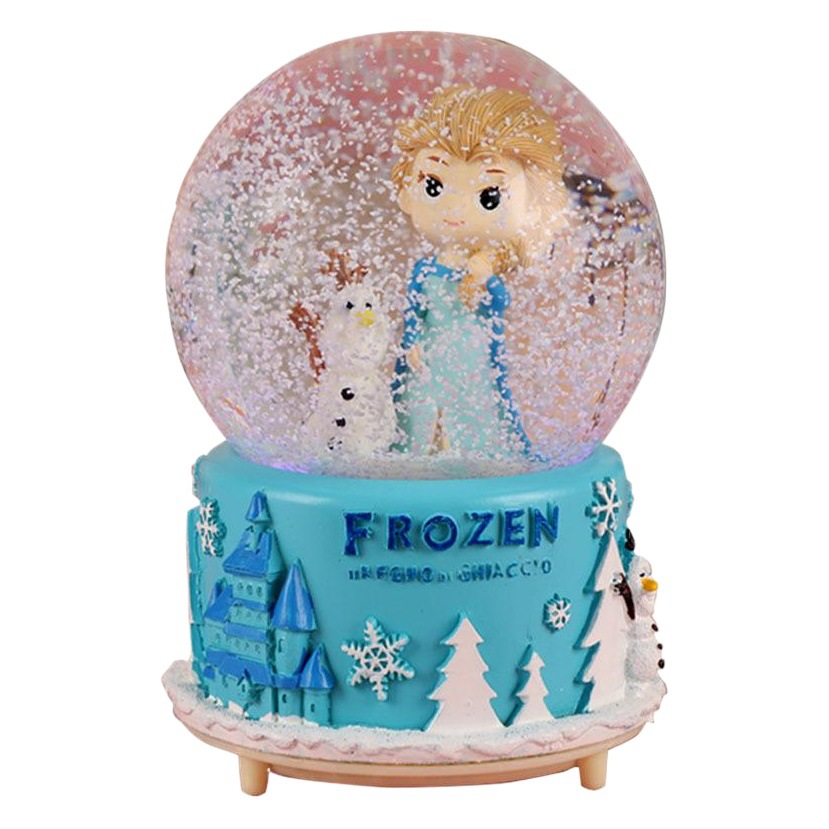 Frozen Aisha Princess Crystal Ball Unicorn Music Box KT Music Box Birthday Gift for Girls Aisha