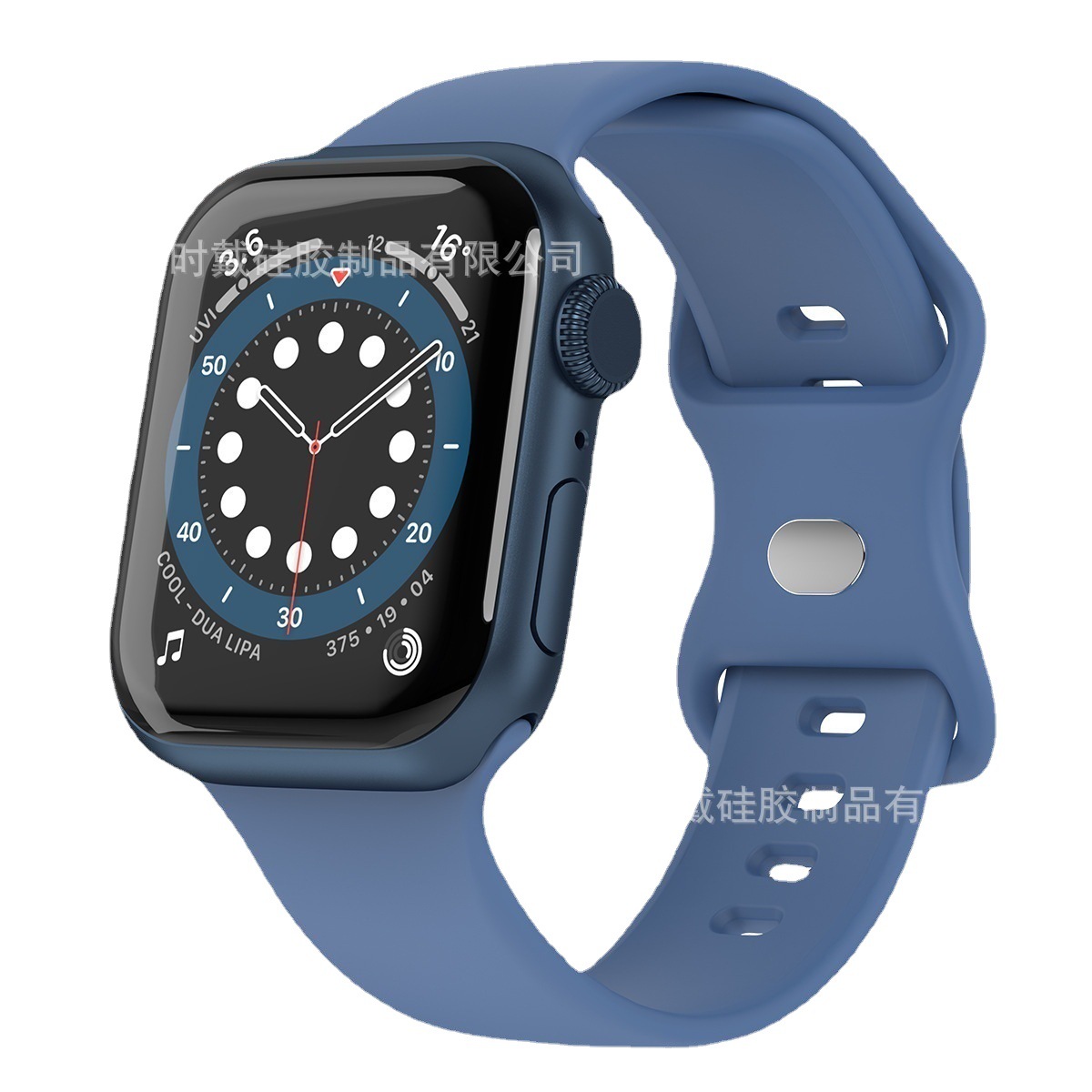 Picture of strap Watch 8 generation/Ultra/SE solid color silicone buckle iwatch strap