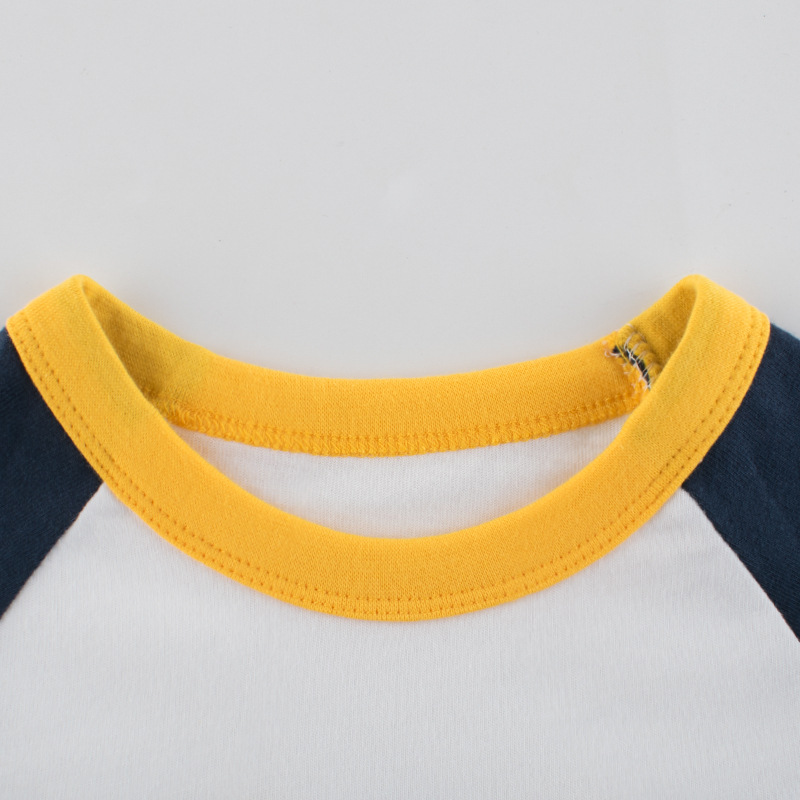 Picture of 27Kids Brand Kidsren's Clothing Autum New 2024 Korean Style Kidsren's T-Shirt Baby Clothes Bottoming Shirt Drop Shipping