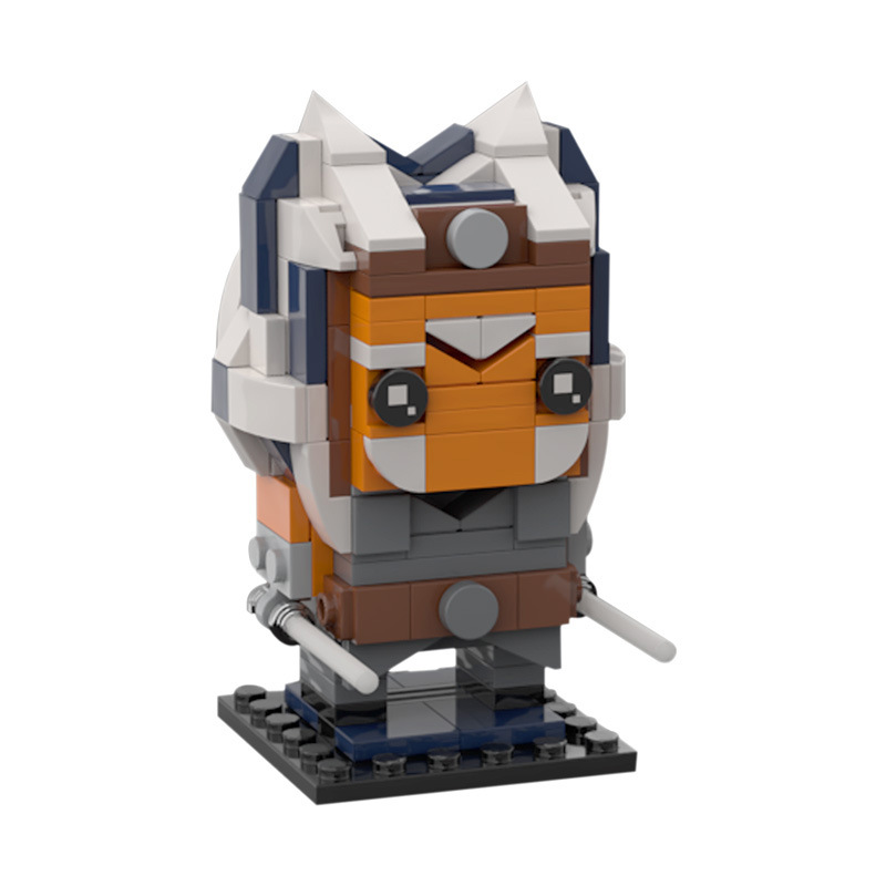 Picture of Moc Set Aca Tano the Mandalorian Compatible with Lego Small Particle Building Blocks Planet Series
