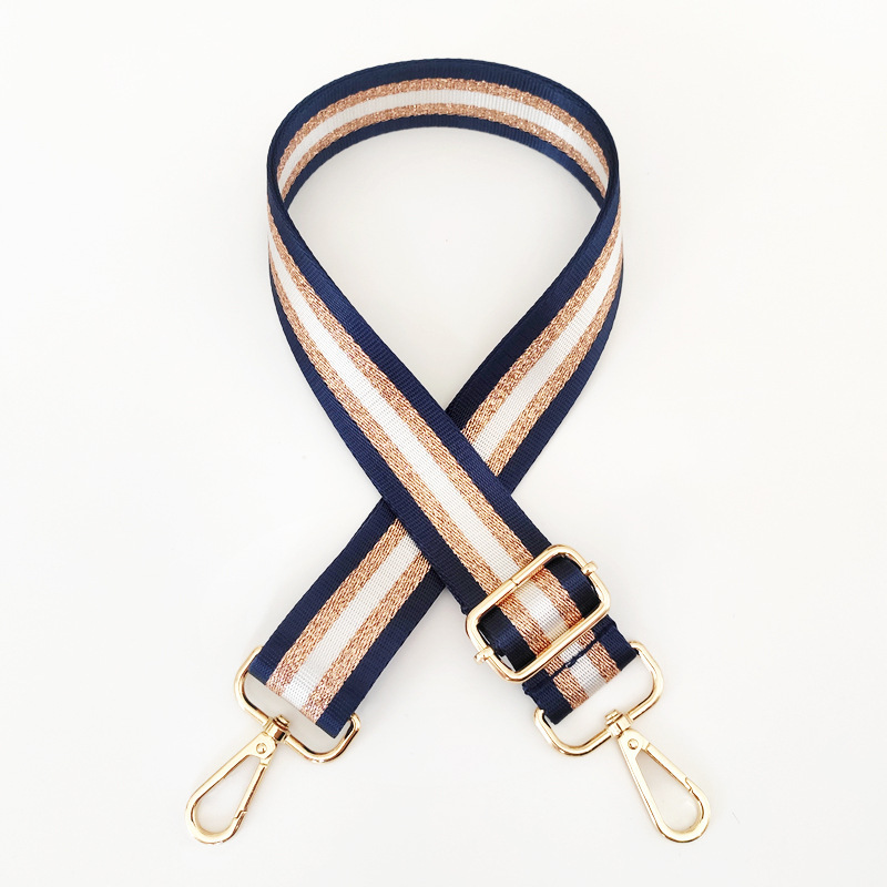 Picture of Bag shoulder strap crossbody bag with adjustable widened shoulder strap gold silk Women's bag with 3.8cm width