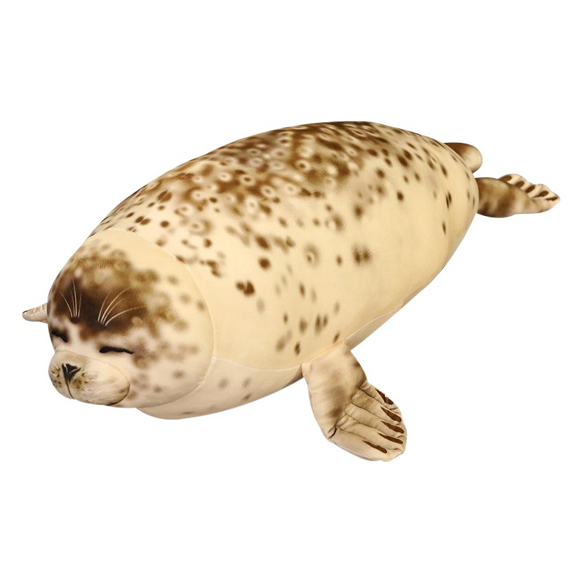 New Sea Lion doll creative down cotton seal plush toy aquarium gift girls' pillow cross-border