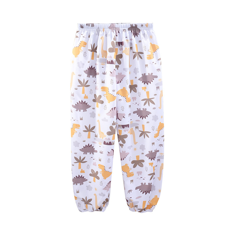 Picture of Summer New Adult Mom Kidsren Boys Girls Family Wear Bloomers Anti-Mosquito Pants Cotton Silk Pants Trousers