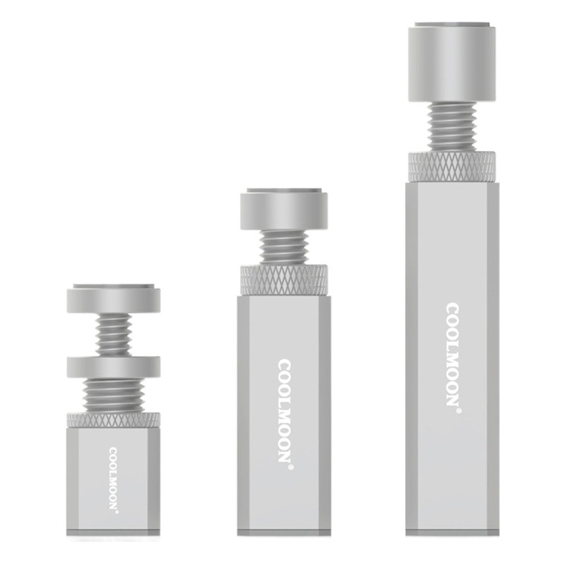 Computer graphics card companion fixed support desktop mini spiral retractable vertical magnetic suction graphics card bracket
