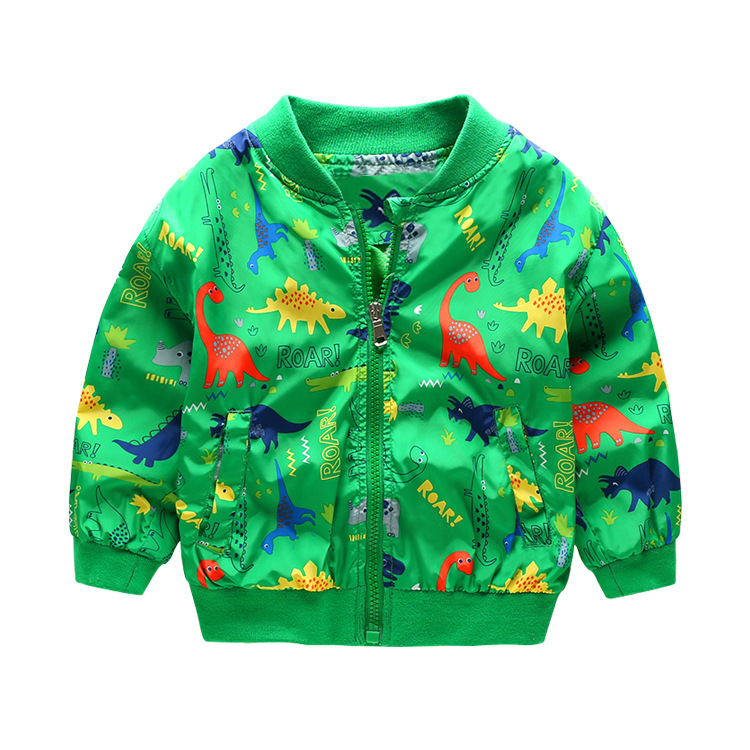 Picture of European and American style children's clothing Spring and Autumn 2018 new children's stand collar jacket children's baby windbreaker jacket children's