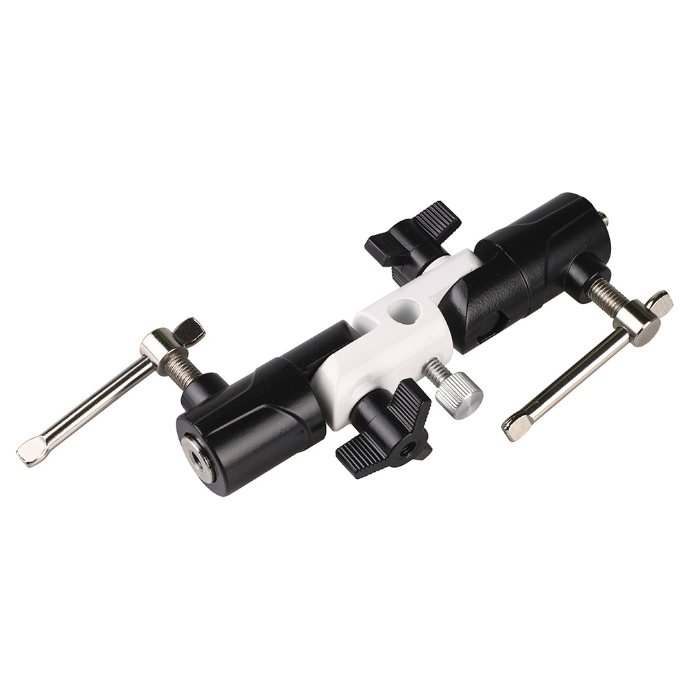 Picture of Lamp holder shading umbrella adjustable three-section lamp holder lamp holder base H-type tripod adapter flash lamp holder
