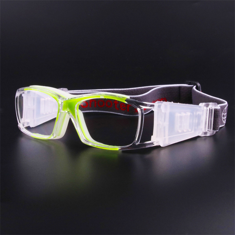 Picture of Fashion Unisex Explosion-proof Outdoor Sports Glasses Three-point Kids Can Equipe with Myopia Goggles Football Glasses Frame