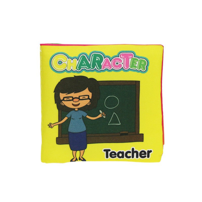 Picture of 34 cross-border newborn early education Enlightenment baby baby cloth book ringing paper BB whistle tear not to rot three-dimensional cloth book